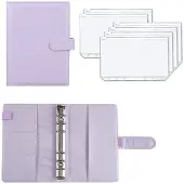 INF A6 ringbind med 12 plastlommer Purple