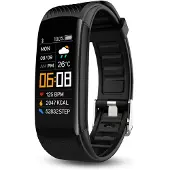 INF Aktivitetsarmbånd / Fitnessarmbånd / Pulsmåler Black