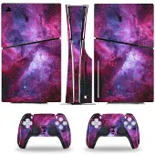 INF Skin Stick Protective Skin til PS5 Slim Console Purple