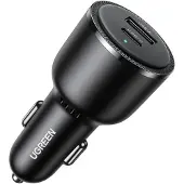 UGREEN 63w 2-Port Fast Car Charger