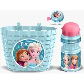 Disney Frozen Bikeset with Bell Basket and Drinking bottle