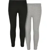 Urban Classics Leggings grå-meleret / sort