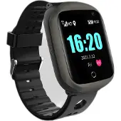 INF Smart ur med puls, blodtryk, GPS positionering IP67 Black