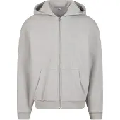 Build Your Brand Fluffy Sweatshirt Med Lynlås