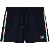 EA7 EA7til kvinder. 7W001224_AF12660 Korte bukser Italian Spirit blå (XL), Casual, Bomuld