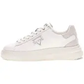 GUESS Guesstil mænd. FMFBANLEL12 Elban-sneakers, hvide (45), Fast, Blonder, Casual