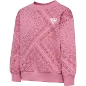 Hummel Sweatshirt - hmlMINI Loose Paisley AOP Sweatshirt - Faded - - 4 år (104) - Sweatshirt