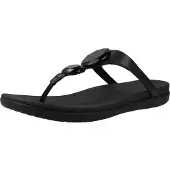FitFlop Solay Glossy Disc Toe Post Sandaler
