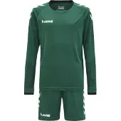 Hummel Målmandssæt Core - Grøn/Hvid Børn, størrelse 128 cm