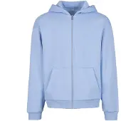 Build Your Brand Fluffy Sweatshirt Med Lynlås
