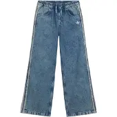 Adidas Originals Jeans - Firebird - Worn Blue Denim - - 14 år (164) - Jeans
