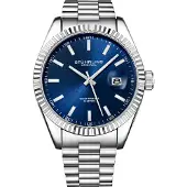 Stührling Original Herreur 3935.2 Lineage Blå/Stål Ø42 mm