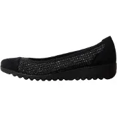 Caprice Ballerina, black, made of Leather and synthetic, Size 36