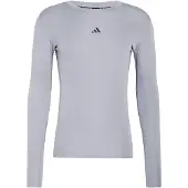 Adidas Funktionsskjorte 'TECHFIT Compression Training Long Sleeve' grå / sort