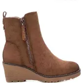 Refresh Refreshtil kvinder. 17100903-CAMEL Ankelstøvler 171009 brun -Hælhøjde: 6cm (40), 5-8 cm, Lynlås, Casual