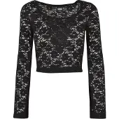 Urban Classics Lace T-shirt Med Lange ærmer