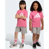 Adidas Træningsdragt grå / lys pink / hvid