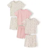 MINOTI Nattøj creme / lys pink