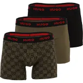 HUGO Pakke med tre par boksershorts i bomuld med stræk