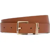 Tommy Hilfiger Bælte 'Buckle Logo Keeper' cognac
