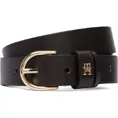 Tommy Hilfiger Bælte 'TH Monogram' mørkebrun