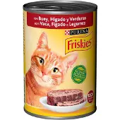 Purina Friskies Oksekød Vådfoder Til Katte 24x400g