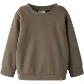 Lil´ Atelier Sweatshirt - NmnIlondon - Shitake - - 3 år (98) - Sweatshirt
