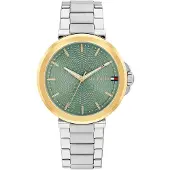 Tommy Hilfiger Dameur 1782778 Lori Grøn/Stål Ø34 mm