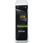 Epson LabelWorks LW-600P - Etikettemaskine - S/H - termo transfer - Rulle (2,4 cm) - 180 dpi - op til 15 mm/sek. - USB, Bluetooth - skærer - sensor til åbent dække - sort, bleg grå