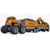 KLX Die-cast dumper w/hangers, excavator & friction