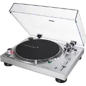Audio-Technica AT-LP120X Pladespiller med direkte drev, sølv