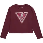 GUESS Bluser & t-shirts 'Midi' blandingsfarvet / vinrød