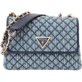 GUESS Skuldertaske 'Giully II' blue denim