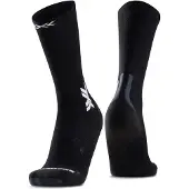 X-socks - Trail running tøj - Run Discover Merino Crew X Black/Light Grey til UnisexUld - Størrelse 42-44 - Grå