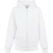 Build Your Brand Organic Basic Sweatshirt Med Lynlås