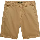 Superdry Superdrytil mænd. M7110497B Shorts Utility Chino brun (32), Casual, Bomuld