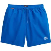 Superdry Superdrytil mænd. M3010256A Essential badedragt blå (S), Badetøj, Genanvendt polister, Bæredygtig
