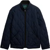 Superdry Superdrytil mænd. M5012272A Quiltet Estate Liner jakke, marineblå (XL), Casual, Genanvendt polister