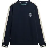Superdry Superdrytil mænd. M2014281A Athletic Club Crew Sweatshirt navy (XL), Casual, Bomuld, Blå