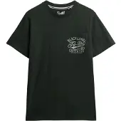 Superdry Superdrytil mænd. M1012276A Industrial Relaxed T-shirt grøn (L), Casual, Bomuld, Korte ærmer