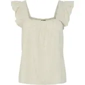 Pieces Bluse 'PCPIA' ecru
