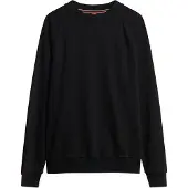 Superdry Superdrytil mænd. M2014307A Essential Logo Raglan Sweatshirt sort (L), Casual, Bomuld