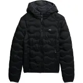 Superdry Superdrytil kvinder. W5011971A Fuji Lite Jacket sort (XS), Casual, Bæredygtig, Genanvendt nylon