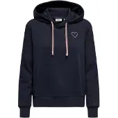 ONLY Sweatshirt 'ONLNoli' natblå / rosé