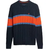 Superdry Stripe Cable Trøje