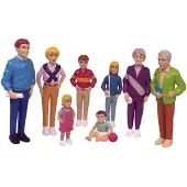 Miniland Europæiske Familie Figurer 8 Enheder