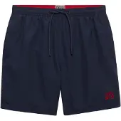 Superdry Superdrytil mænd. M3010260A Essential badedragt marineblå (L), Badetøj, Genanvendt polister