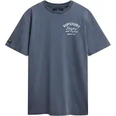 Superdry Superdrytil mænd. M1012263A Trade Tools Oversized T-shirt blå (XL), Casual, Bomuld, Korte ærmer