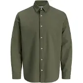 Jack & Jones Breeze Linen Blend Skjorte Med Lange ærmer