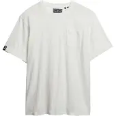 Superdry Superdrytil mænd. M1012096A Merchant Pocket-T-shirt i off-white (XL), Hvid, Casual, Bomuld, Korte ærmer